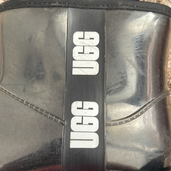 UGG Classic Boot Clear Mini Waterproof Size 5 Black - Picture 13 of 14